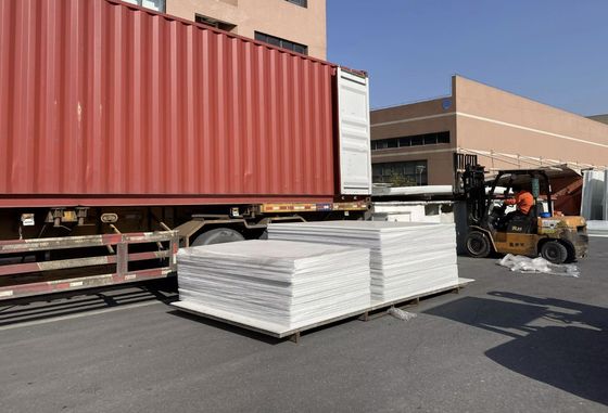 La fibra de vidrio reforzó el transporte antiestático del poliéster 5mm-60m m Pom Plastics Esd Delrin Sheet Pom Sheet For Sealing Member